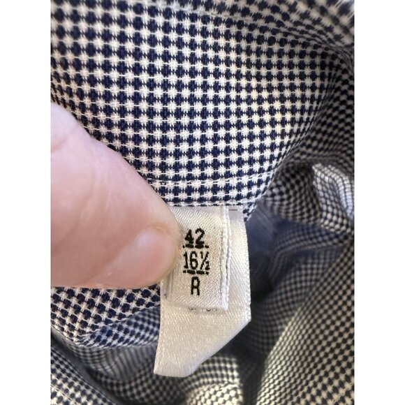 Armani Collezione Mens Dress Shirt 42/16.5 (Large) Blue Business - Picture 4 of 11